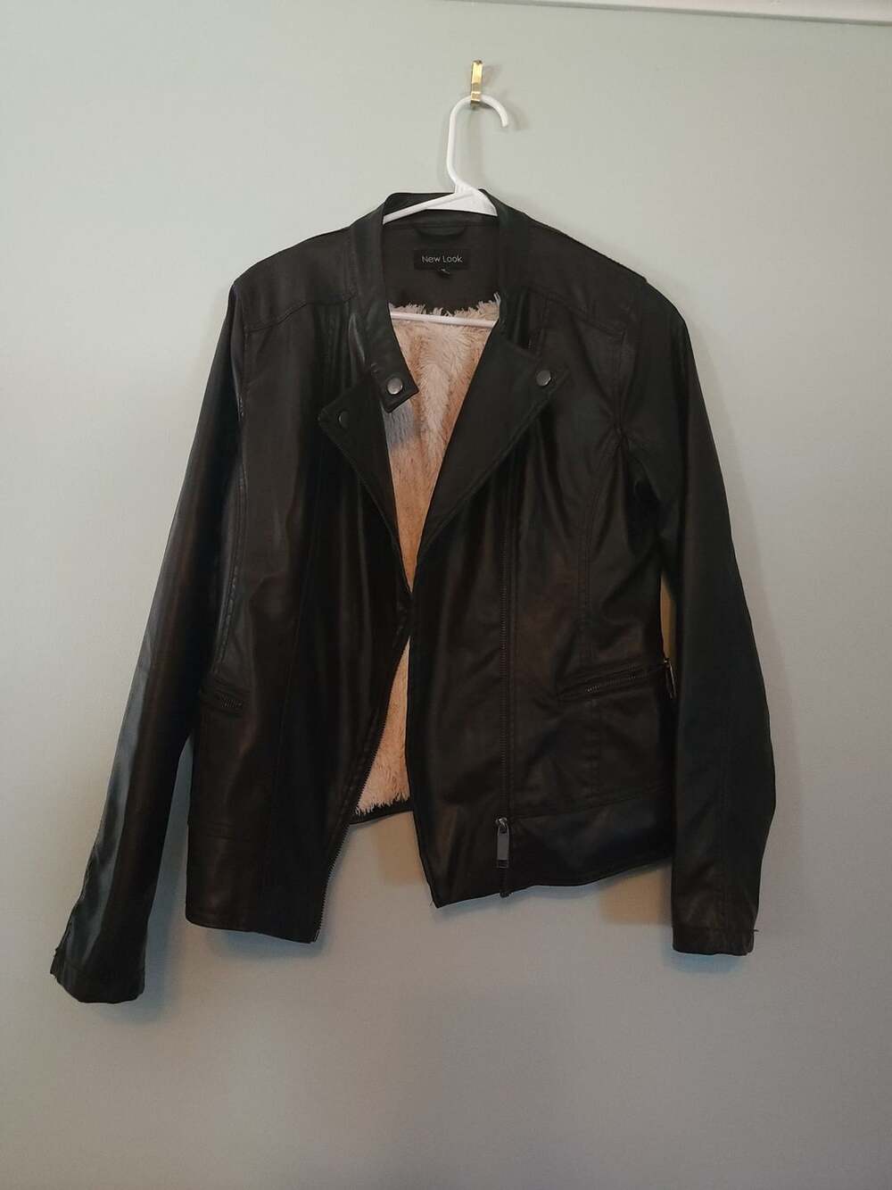 Grungecore Edgyfashion New Look Faux Leather Faux Fur Lined